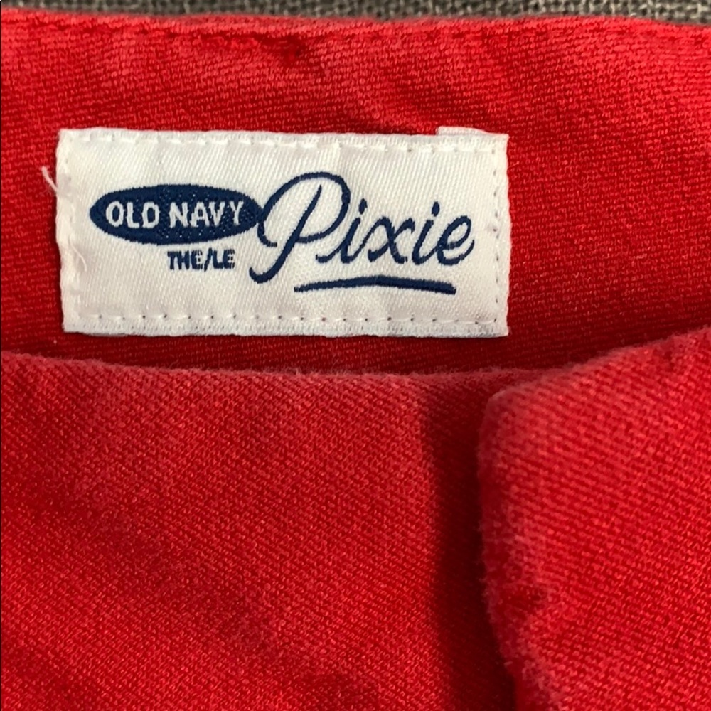 Red pixie pants from old Navy - Picture 3 of 5